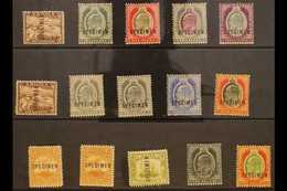 1903-1911 "SPECIMEN" OVERPRINTS KEVII Definitive (wmk Crown CA And Mult Crown CA) Range To 5s Covering Most Values, Fine - Malta (...-1964)