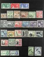 1937-1951 COMPLETE USED COLLECTION On Stock Pages, All Different, Includes 1938-43 Set, 1948-53 Opts Set, Plus ½d 'NT' J - Malte (...-1964)