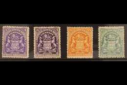 1898-1908 3s (both Shades), 5s And 10s, SG 86/86a, 87, 89, Very Fine Mint. (4 Stamps) For More Images, Please Visit Http - Altri & Non Classificati