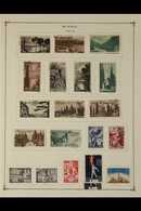 1938-1950 COMPREHENSIVE FINE USED COLLECTION On Pages, All Different, Highly Complete For The Period, Includes 1938 Land - Sonstige & Ohne Zuordnung