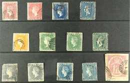 FORGERIES A 'used' Collection Of Forged 19th Century Stamps With Values To 5s. (13 Forgeries) For More Images, Please Vi - St.Vincent (...-1979)