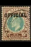 NATAL OFFICIAL 1904 6d Green & Brown-purple Overprint, SG O5, Very Fine Used With Fully Dated "Durban Registered" Cds Ca - Zonder Classificatie