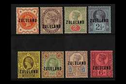 ZULULAND 1888 ½d To 6d "ZULULAND" Overprinted, SG 1/8, Some Values Lightly Toned, A Good To Fine Mint Group. (8 Stamps)  - Ohne Zuordnung