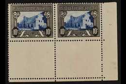 1933-48 10s Blue & Blackish Brown, SG 64c, Corner Marginal Pair, Never Hinged Mint. For More Images, Please Visit Http:/ - Zonder Classificatie