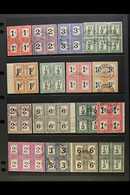 POSTAGE DUES 1914-61 USED BLOCKS OF FOUR COLLECTION - Great Looking Lot With A Wide Range Of Values, We See 1914-22 1d,  - Non Classificati