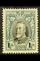 1931 1s Black And Greenish Blue, Geo V, Perf 14, SG 23b, Very Fine And Fresh Mint. For More Images, Please Visit Http:// - Southern Rhodesia (...-1964)