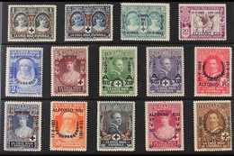 1927 25th Anniversary Of Coronation (Postage And Express) Complete Set (Edifil 349/62, Scott B19/31 & B54, SG 417/29 & E - Andere & Zonder Classificatie