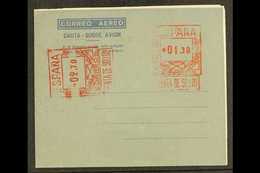 POSTAL STATIONERY 1948-59 1.30p + 2.70p Type B On Dark Grey Aerogramme, Edifil 25, Fresh Unused For More Images, Please  - Andere & Zonder Classificatie