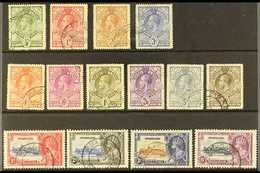 1933-36 COMPLETE USED KGV COLLECTION Presented On A Stock Card & Includes The 1933 Portrait Set & 1935 Jubilee Set, SG 1 - Swaziland (...-1967)