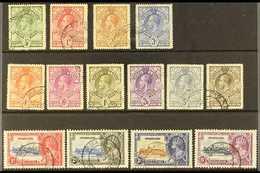 1933-36 COMPLETE USED KGV COLLECTION Presented On A Stock Card & Includes The 1933 Portrait Set & 1935 Jubilee Set, SG 1 - Swasiland (...-1967)