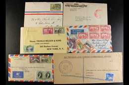 POSTAL HISTORY ACCUMULATION Majority Is Commercial Mail From KGVI / Early QEII Period, We Note 1942 Censored Cover To Ne - Trinidad & Tobago (...-1961)