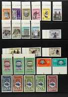 YEMEN ARAB REPUBLIC IMPERF ISSUES 1963-1966 Never Hinged Mint Collection Of All Different Complete Sets On Stock Pages,  - Jemen