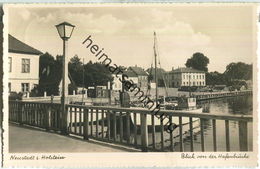 Neustadt-Holstein - Hafenbrücke - Foto-Ansichtskarte - Verlag Hans Andres 40er Jahre - Neustadt (Holstein)