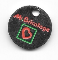 Jeton De Caddie  Magasin  Mr . Bricolage  Verso  1 € - Jetons De Caddies