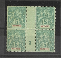 Mayotte _ Bloc Avec Millesimes (1893 ) N°4 - Otros & Sin Clasificación