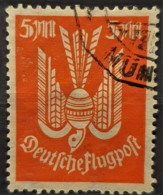 DEUTSCHES REICH 1923 - Canceled / GEPRÜFT! - Mi 263 - Flugpost 5M - Correo Aéreo & Zeppelin