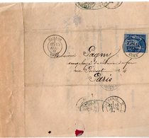 TB 2809 - LAC - 1881 - Lettre De Me E. LEMAITRE à GAILLON ( Eure ) Pour Mr PAGNY à PARIS - 1877-1920: Période Semi Moderne