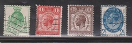 GREAT BRITAIN Scott # 205-8 MH  (207) & Used - KGV - Postal Union Congress - Neufs