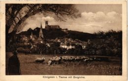 CPA AK Konigstein- Mit Burgruine GERMANY (948992) - Koenigstein