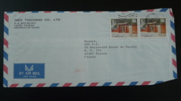 Lettre Par Avion Air Mail Cover Taiwan 1979 - Lettres & Documents