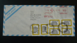 Lettre Recommandée Registered Cover Argentine Argentina 1981 - Cartas & Documentos