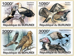 BURUNDI 2011 - Raptors Of Burundi M/S. Official Issues. - Unused Stamps