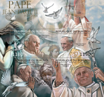 BURUNDI 2012 - Pope John Paul II M/S. Official Issues. - Neufs