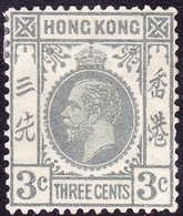 HONG KONG 1931 KGV 3c Grey SG119 MH - Ungebraucht
