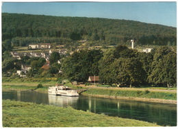 Höxer (Weser) - Am Anleger - (Rheinschiff) - Hoexter