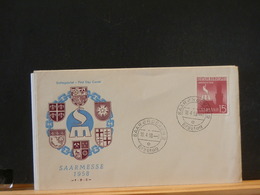 85/801   FDC  SAARLAND  1958 - Brieven En Documenten