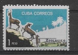 Thème Animaux - Gibier - Cerfs - Biches - Antilopes - Cuba - Neuf ** Sans Charnière - TB - Selvaggina
