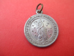 Petite Médaille Religieuse Ancienne/Sancta Infantia/Promiseris Parvulus / Début XXéme     CAN586 - Religione & Esoterismo