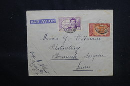 SOUDAN - Enveloppe De Bamako Pour La Suisse En 1942 , Affranchissement Plaisant - L 52891 - Covers & Documents