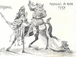 CARNAVAL DE NICE 1903 - Char De SM Carnaval - Karneval