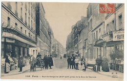 PARIS - N° 1196 - RUE DE GERGOVIE (XIV Arrt) PRISE DE LA RUE DE VANVES - Arrondissement: 14