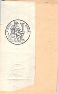 CACHET NOIR TIMBRE ROYAL 35 C ET TIMBRE SEC - Seals Of Generality