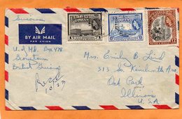 British Guiana Guyana Old Cover Mailed To USA - British Guiana (...-1966)
