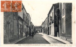 40 VILLENEUVE-de-MARSAN - Rue De L'Eglise - Villeneuve De Marsan