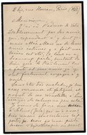 VP16.867 - LAS - Lettre Autographe Signée De Mme Olga De SOROHTINE ? SAROHTINE ? ( Noblesse Russe ? )  à PARIS - Andere & Zonder Classificatie