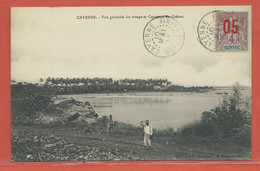 GUYANE CARTE POSTALE AFFRANCHIE DE 1913 DE CAYENNE - Cartas & Documentos