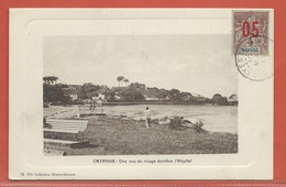 GUYANE CARTE POSTALE AFFRANCHIE DE 1913 DE CAYENNE - Covers & Documents