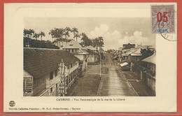 GUYANE CARTE POSTALE AFFRANCHIE DE 1913 DE CAYENNE - Lettres & Documents
