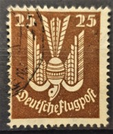 DEUTSCHES REICH 1922 - Canceled / GEPRÜFT! - Mi 210 - Flugpost 25pf - Airmail & Zeppelin