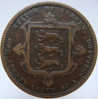 LaZooRo: Jersey 1/26 Shilling 1870 VF / XF Scarce - Jersey