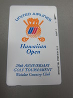 Tamura Phonecard,the 28th Hawaiian Golf Open,mint - Hawaï