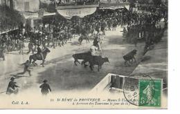 St-REMY De Provence  Moeurs Et Usages De Provence - L'Arrivée Des Taureaux Le Jour De La Fête - Saint-Remy-de-Provence