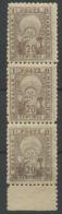 Maroc Postes Locales (1893) N 48 (Luxe) Bande De 3 - Sellos Locales