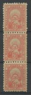 Maroc Postes Locales (1893) N 49 (Luxe) Bande De 3 - Sellos Locales