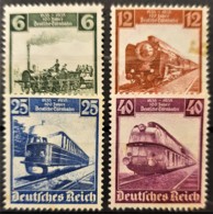 DEUTSCHES REICH 1935 - MNG - Mi 580-583 - Complete Set! - Unused Stamps