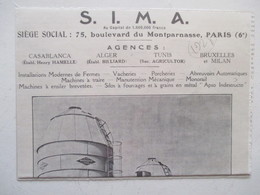 Silo à Grains "SILOUDEN"  Ets SIMA Paris -  Coupure De Presse De 1928 - Andere Geräte